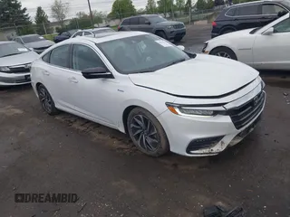 2022 Honda Insight Touring with VIN 19XZE4F98NE003491, listed as a IAAI auction lot 42221736 with 33,085 mi miles and . Bid and sale history available at DreamBid. Image 1.