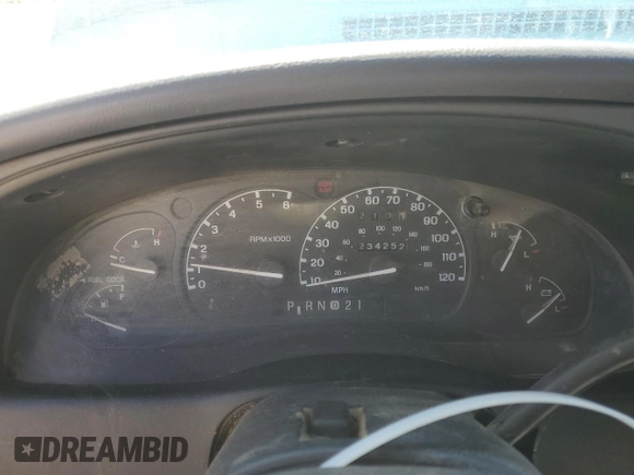 1998 Ford Ranger XL with VIN 1FTYR14X5WPB30510, listed as a Copart auction lot 45645355 with 234,252 mi miles and Salvage title. Bid and sale history available at DreamBid. Image 9.