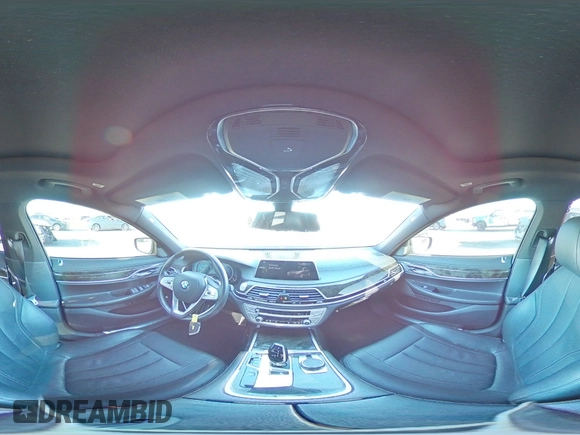 2019 BMW 7 Series 740i with VIN WBA7E2C55KB454137, listed as a Copart auction lot 40282713 with 42,654 mi miles. Bid and sale history available at carsss.com. Image 12.