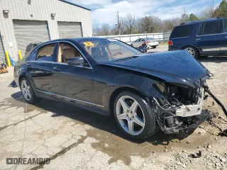 2010 Mercedes-Benz S-Class S 550 with VIN WDDNG7BB1AA288685, listed as a Copart auction lot 48933285 with 0 mi miles and Salvage Title. Bid and sale history available at carsss.com. Image 4.
