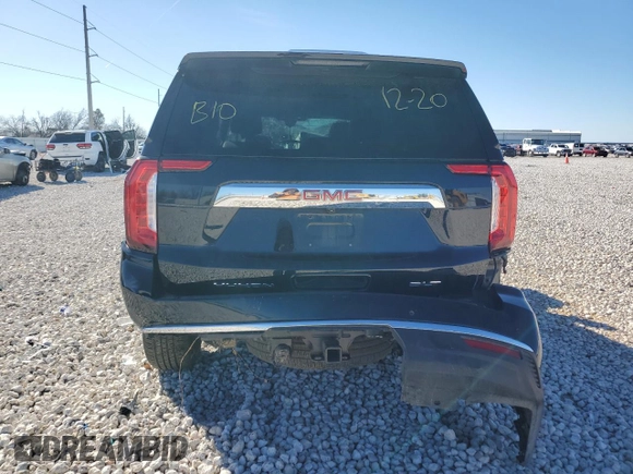 2021 GMC Yukon SLT with VIN 1GKS1BKT8MR388139, listed as a Copart auction lot 87682545 with 0 mi miles and Salvage Title. Bid and sale history available at carsss.com. Image 6.