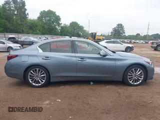2018 Infiniti Q50 3.0t LUXE with VIN JN1EV7AP4JM357903, listed as a IAAI auction lot 41919730 with 130,858 mi miles. Bid and sale history available at carsss.com. Image 13.