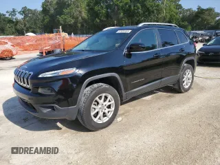 2018 Jeep Cherokee Latitude Tech Connect with VIN 1C4PJMCX7JD500971, listed as a Copart auction lot 57604465 with 133,293 mi miles and Salvage title. Bid and sale history available at DreamBid. Image 1.