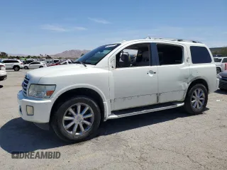 2008 Infiniti QX56 with VIN 5N3AA08C48N908968, listed as a Copart auction lot 53845735 with 166,339 mi miles and Salvage Title. Bid and sale history available at DreamBid. Image 1.