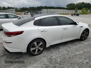 2019 Kia Optima LX with VIN 5XXGT4L35KG368419, listed as a Copart auction lot 59683315 with 80,449 mi miles and Salvage title. Bid and sale history available at DreamBid. Image 3.