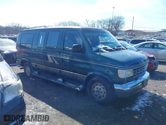 1995 Ford Econoline Cargo with VIN 1FDEE14H5SHB67418, listed as a IAAI auction lot 41551535 with 150,185 mi miles and . Bid and sale history available at DreamBid. Image 1.