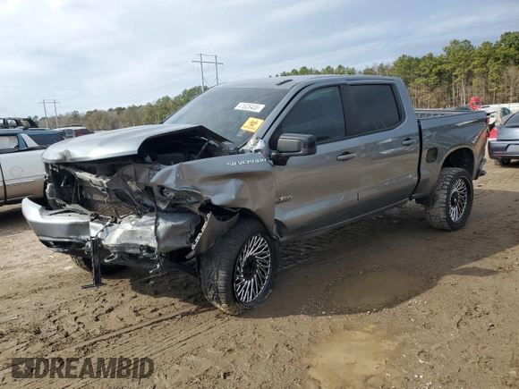 2020 Chevrolet Silverado 1500 RST with VIN 3GCPWDED1LG413612, listed as a Copart auction lot 41828455 with Not Provided miles and Salvage Title. Bid and sale history available at DreamBid. Image 1.