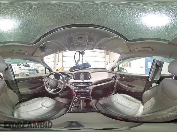 2019 Hyundai Santa Fe Ultimate with VIN 5NMS5CAD2KH135223, listed as a Copart auction lot 52534625 with 93,048 mi miles and Salvage Title. Bid and sale history available at DreamBid. Image 14.