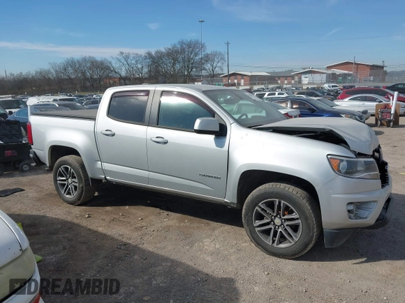 2019 Chevrolet Colorado 2WD Work Truck with VIN 1GCGSBEA7K1199177, listed as a IAAI auction lot 41622091 with 105,231 mi miles and . Bid and sale history available at DreamBid. Image 13.