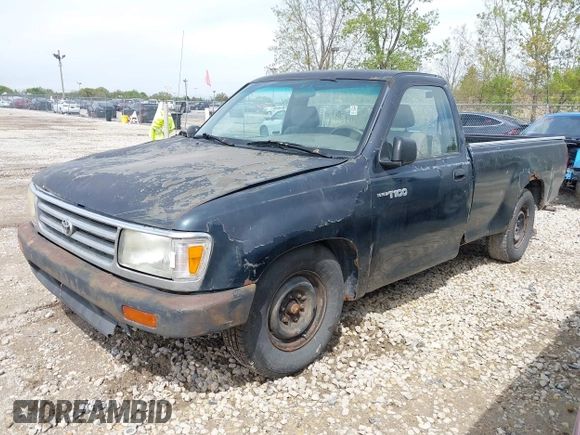1993 Toyota T100 DX with VIN JT4VD10AXP0012790, listed as a IAAI auction lot 42179976 with 215,526 mi miles. Bid and sale history available at carsss.com. Image 2.