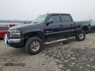 2004 GMC Sierra 2500HD SLT z VIN 1GTHK23154F170760, wystawiony jako Copart lot #87460834 z przebiegiem 259 378 mil mil oraz Szkoda całkowita • Salvage title. Historia ofert i sprzedaży dostępna na DreamBid. Obrazek 1.