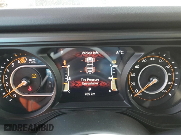 2024 Jeep Wrangler Rubicon с VIN 1C4PJXFG2RW275534, выставлен на аукционе Copart как лот 48775095 с пробегом 705 миль миль и Списание • Salvage title. История ставок и продаж доступна на DreamBid. Изображение 9.