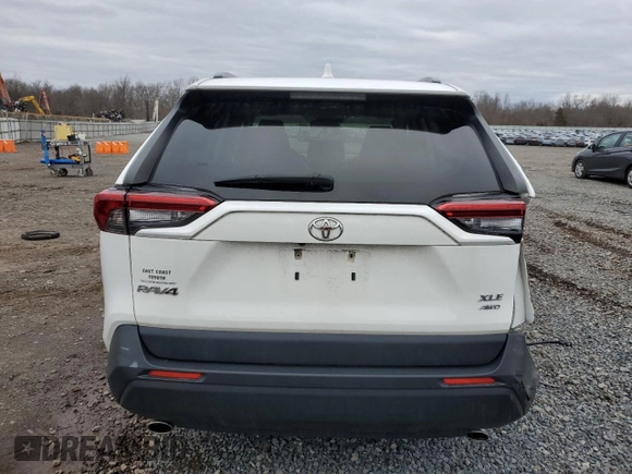2019 Toyota RAV4 XLE with VIN JTMP1RFV9KD506344, listed as a Copart auction lot 47898145 with 100,718 mi miles and Salvage Title. Bid and sale history available at DreamBid. Image 6.