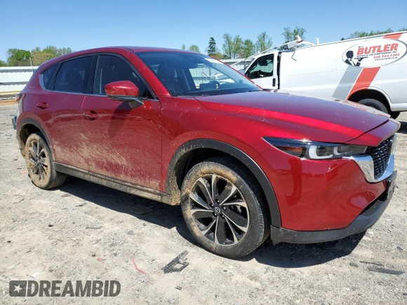 2023 Mazda CX-5 2.5 S Premium Plus Package with VIN JM3KFBEM0P0163618, listed as a Copart auction lot 52410185 with 31,909 mi miles and Salvage Title. Bid and sale history available at carsss.com. Image 4.