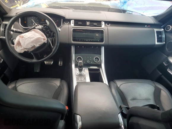 2018 Land Rover Range Rover Sport SVR with VIN SALWZ2SE8JA186704, listed as a Copart auction lot 44419205 with 105,537 mi miles and Salvage title. Bid and sale history available at DreamBid. Image 8.