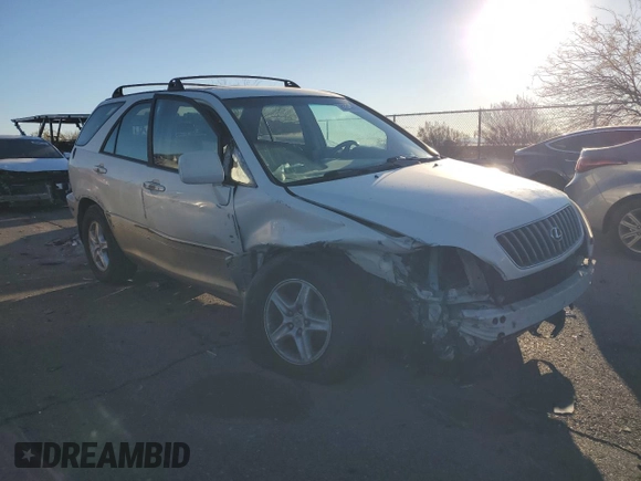 1999 Lexus RX 300 Luxury SUV with VIN JT6HF10U1X0066391, listed as a Copart auction lot 83659264 with 0 mi miles and Salvage Title. Bid and sale history available at carsss.com. Image 4.