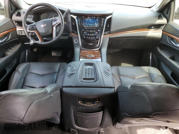 2015 Cadillac Escalade ESV Luxury with VIN 1GYS4SKJ3FR646095, listed as a Copart auction lot 52110345 with 89,818 mi miles and Salvage title. Bid and sale history available at DreamBid. Image 8.