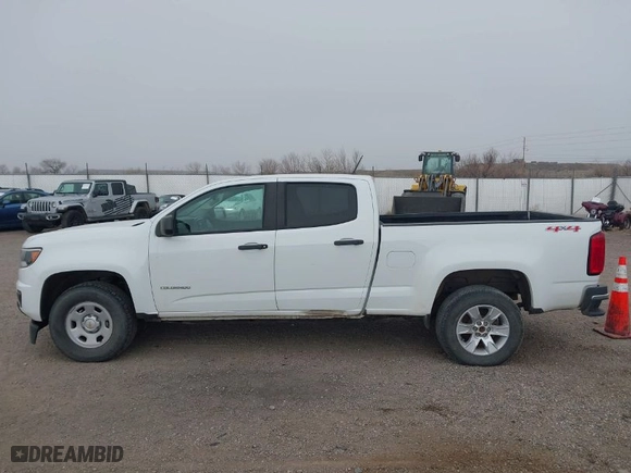 2018 Chevrolet Colorado 4WD Work Truck with VIN 1GCGTBEN7J1201122, listed as a IAAI auction lot 41865799 with 127,104 mi miles. Bid and sale history available at carsss.com. Image 13.