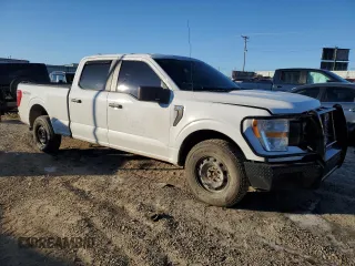 2021 Ford F-150 XL with VIN 1FTFW1E53MFA02704, listed as a Copart auction lot 87911895 with 137,651 mi miles and Salvage Title. Bid and sale history available at carsss.com. Image 4.