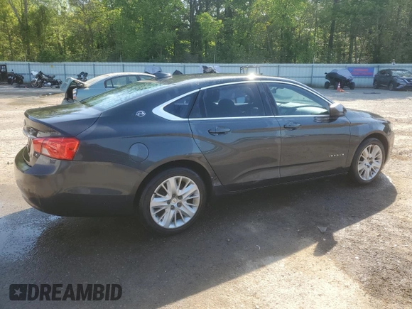 2015 Chevrolet Impala LS with VIN 2G11Z5SL5F9141121, listed as a Copart auction lot 52216495 with 205,317 mi miles and Salvage Title. Bid and sale history available at DreamBid. Image 3.