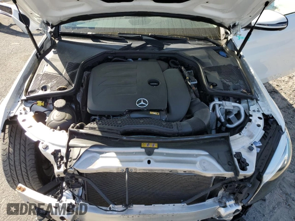 2020 Mercedes-Benz C with VIN W1KWF8DB5LR593475, listed as a Copart auction lot 49991955 with 33,108 mi miles and Salvage Title. Bid and sale history available at carsss.com. Image 11.