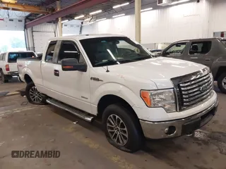 2012 Ford F-150 XL with VIN 1FTFX1ET5CFC10058, listed as a IAAI auction lot 40381269 with 262,296 mi miles. Bid and sale history available at carsss.com. Image 1.