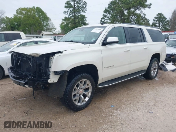 2015 GMC Yukon XL SLT with VIN 1GKS1HKC6FR178371, listed as a IAAI auction lot 41896486 with 159,282 mi miles. Bid and sale history available at carsss.com. Image 2.