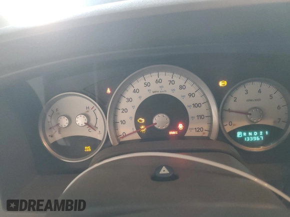 2005 Dodge Durango SLT with VIN 1D4HB48N35F577133, listed as a Copart auction lot 44531835 with 133,967 mi miles and Salvage title. Bid and sale history available at DreamBid. Image 9.