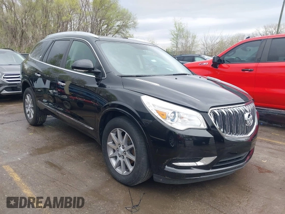 2017 Buick Enclave Leather with VIN 5GAKRBKD1HJ286765, listed as a IAAI auction lot 41925210 with 114,346 mi miles and . Bid and sale history available at DreamBid. Image 1.