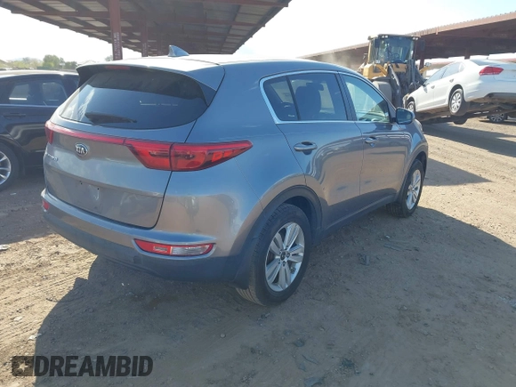 2017 Kia Sportage LX with VIN KNDPM3AC9H7108276, listed as a IAAI auction lot 41924350 with 101,609 mi miles. Bid and sale history available at carsss.com. Image 4.
