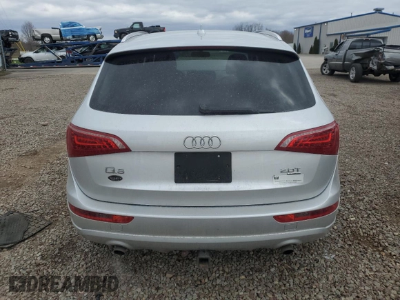 2012 Audi Q5 Premium with VIN WA1CFAFP1CA116306, listed as a Copart auction lot 53189945 with 138,420 mi miles and Salvage title. Bid and sale history available at DreamBid. Image 6.