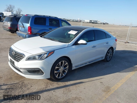 2015 Hyundai Sonata Sport with VIN 5NPE34AB6FH140232, listed as a IAAI auction lot 41805920 with 134,373 mi miles and . Bid and sale history available at carsss.com. Image 18.
