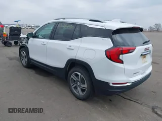 2018 GMC Terrain SLT with VIN 3GKALPEV9JL356531, listed as a IAAI auction lot 42013272 with 114,996 mi miles. Bid and sale history available at carsss.com. Image 3.