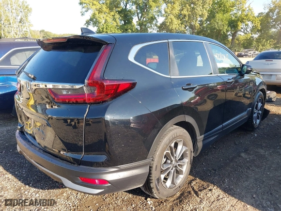 2021 Honda CR-V EX-L with VIN 7FARW1H87ME013135, listed as a IAAI auction lot 40090612 with 69,105 mi miles. Bid and sale history available at carsss.com. Image 4.
