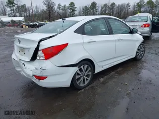 2017 Hyundai Accent SE with VIN KMHCT4AE0HU225010, listed as a IAAI auction lot 41563585 with 77,949 mi miles. Bid and sale history available at carsss.com. Image 4.