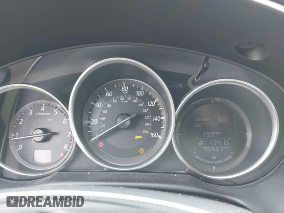 2016 Mazda CX-5 Sport with VIN JM3KE4BY7G0893578, listed as a IAAI auction lot 41853840 with 95,937 mi miles. Bid and sale history available at carsss.com. Image 7.