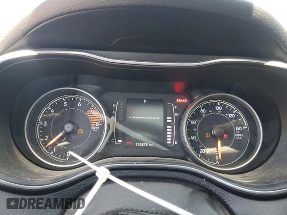 2019 Jeep Cherokee Altitude with VIN 1C4PJMLX0KD271132, listed as a Copart auction lot 51933045 with 124,878 mi miles and Salvage title. Bid and sale history available at DreamBid. Image 9.