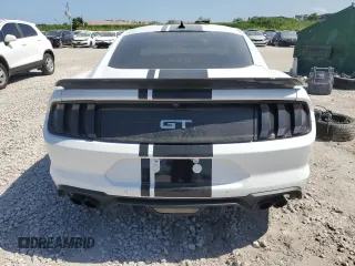 2023 Ford Mustang GT with VIN 1FA6P8CF5P5302262, listed as a Copart auction lot 57339775 with 41,952 mi miles and Salvage title. Bid and sale history available at DreamBid. Image 6.