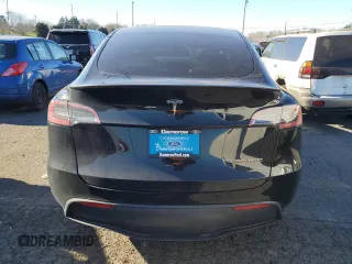 2021 Tesla Model Y Performance with VIN 5YJYGDEF9MF240125, listed as a Copart auction lot 88495425 with 45,829 mi miles and Salvage Title. Bid and sale history available at DreamBid. Image 6.