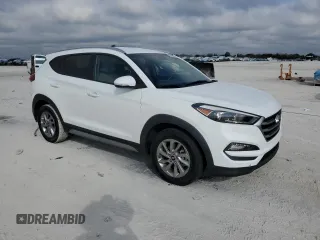 2018 Hyundai Tucson SEL Plus with VIN KM8J33A44JU808422, listed as a Copart auction lot 45018025 with 65,161 mi miles and Salvage Title. Bid and sale history available at carsss.com. Image 4.