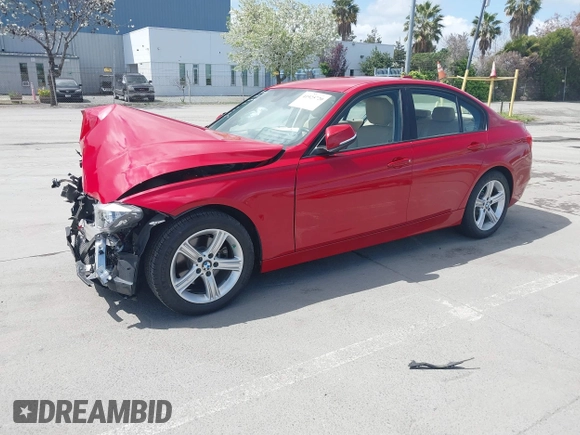 2014 BMW 3 Series 328i with VIN WBA3C1C51EK108296, listed as a IAAI auction lot 41925720 with 37,449 mi miles. Bid and sale history available at carsss.com. Image 18.