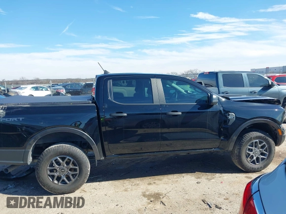 2024 Ford Ranger XLT with VIN 1FTER4GH3RLE19969, listed as a IAAI auction lot 41466045 with 20,343 mi miles. Bid and sale history available at carsss.com. Image 14.