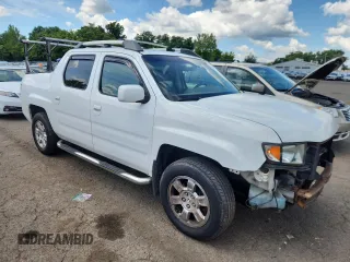 2008 Honda Ridgeline RTL with VIN 2HJYK16508H540795, listed as a Copart auction lot 65243545 with 168,807 mi miles and Salvage title. Bid and sale history available at DreamBid. Image 4.