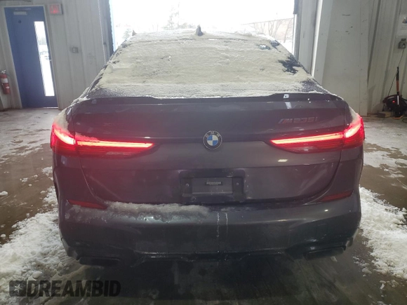 2021 BMW 2 Series M235i xDrive with VIN WBA13AL07M7G77699, listed as a Copart auction lot 89232885 with 52,210 mi miles and Salvage Title. Bid and sale history available at DreamBid. Image 6.