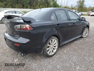 2011 Mitsubishi Lancer GTS with VIN JA32U8FW4BU035092, listed as a Copart auction lot 72950754 with Not Provided miles and Salvage Title. Bid and sale history available at carsss.com. Image 3.