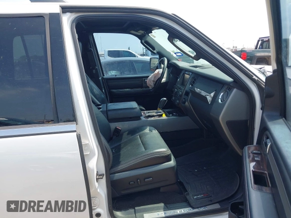 2015 Ford Expedition Platinum with VIN 1FMJU1LT3FEF23475, listed as a IAAI auction lot 42162020 with 224,634 mi miles and . Bid and sale history available at DreamBid. Image 5.