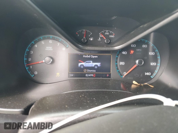 2020 Chevrolet Colorado 2WD LT with VIN 1GCHSCEA8L1160917, listed as a Copart auction lot 56030275 with 82,499 mi miles and Salvage title. Bid and sale history available at DreamBid. Image 9.