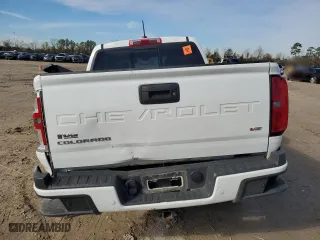 2021 Chevrolet Colorado 2WD Z71 with VIN 1GCGSDEN1M1200745, listed as a Copart auction lot 87751735 with 44,863 mi miles and Salvage Title. Bid and sale history available at carsss.com. Image 6.