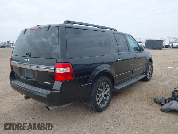 2015 Ford Expedition EL XLT with VIN 1FMJK1HT8FEF26502, listed as a IAAI auction lot 41613404 with 177,021 mi miles. Bid and sale history available at carsss.com. Image 4.