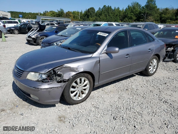 2007 Hyundai Azera SE with VIN KMHFC46F37A233990, listed as a Copart auction lot 74978354 with 158,902 mi miles and Salvage Title. Bid and sale history available at carsss.com. Image 1.